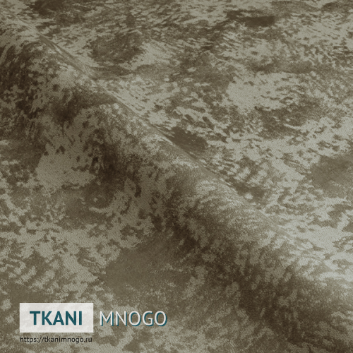 Фото ткани велюра “Bars-7” (однотонный, узор коричневый)