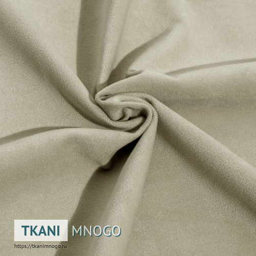 Фото обивки велюра “11” (однотонный бежевый)