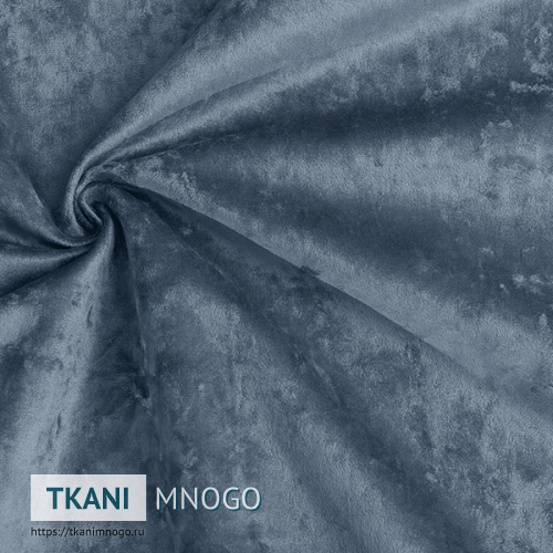 Фото внешнего вида велюра “018” (однотонный серый)