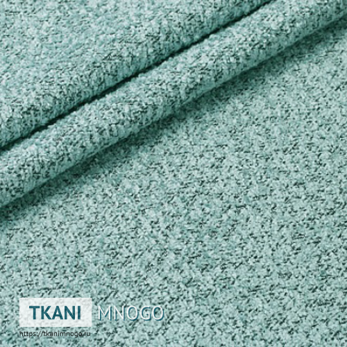 Фото материала велюра “14” (однотонный голубой)